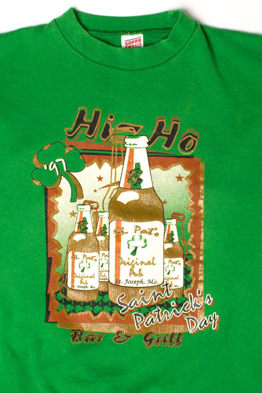 Murphys Bar and Grill Hawaii Men's Large Green T Shirt St Patricks Day Brew  Crew