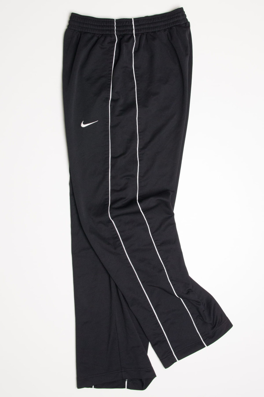 Nike White Pipe Detail Track Pants (sz. M)