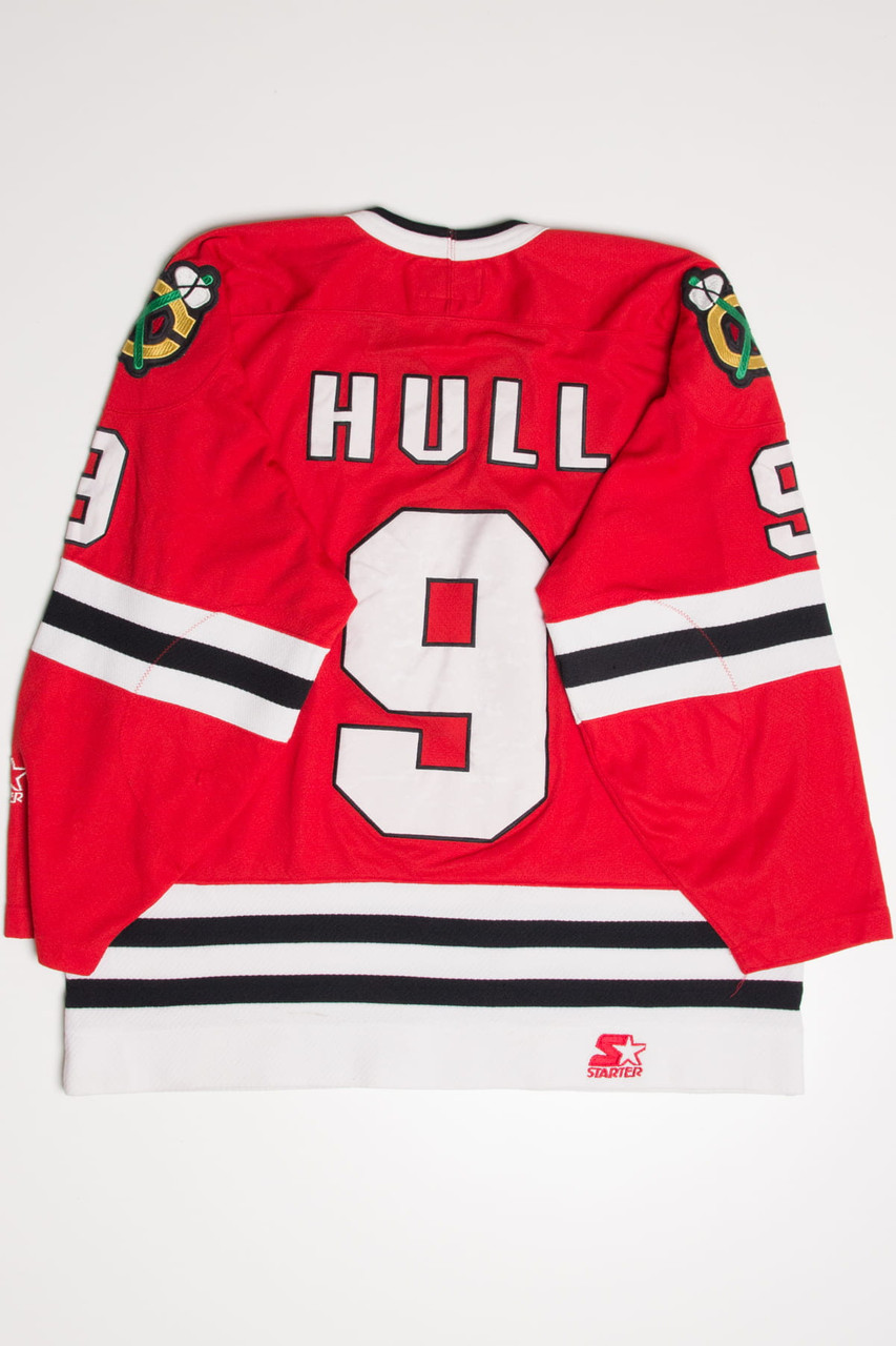 90's Bobby Hull Chicago Blackhawks Starter Retro NHL Jersey Size XL – Rare  VNTG