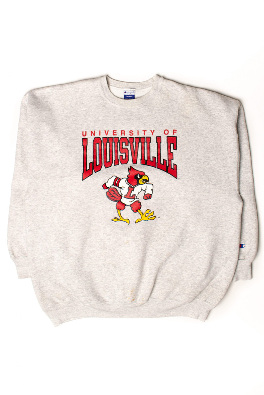 Vintage University of Louisville Crewneck Sweatshirt Sz L