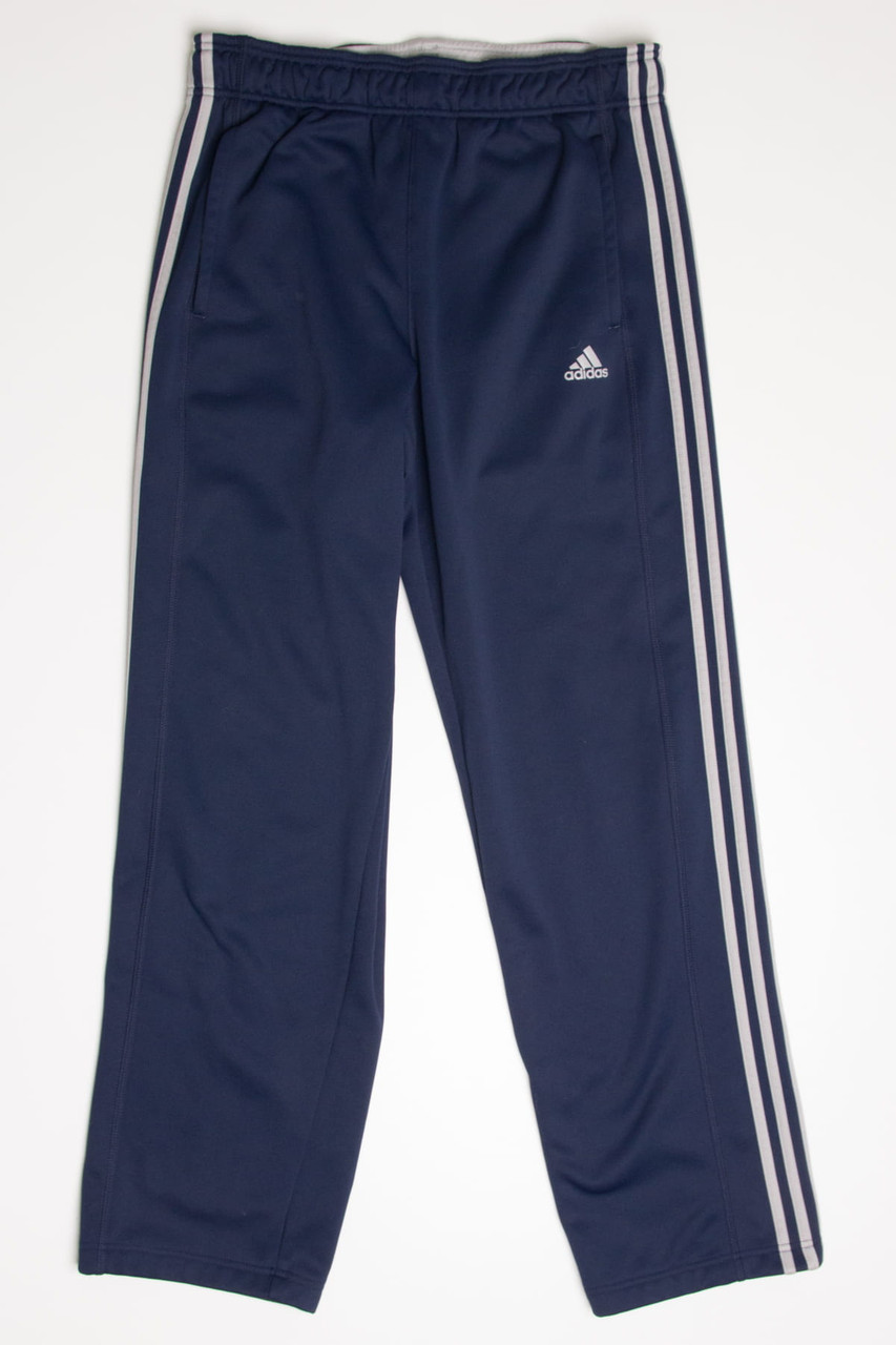 Navy Adidas Fleece Track Pants (sz. L)
