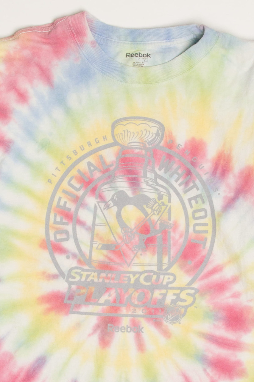 Pittsburgh Penguins Stanley Cup Playoffs Reebok Tie Dye T-Shirt