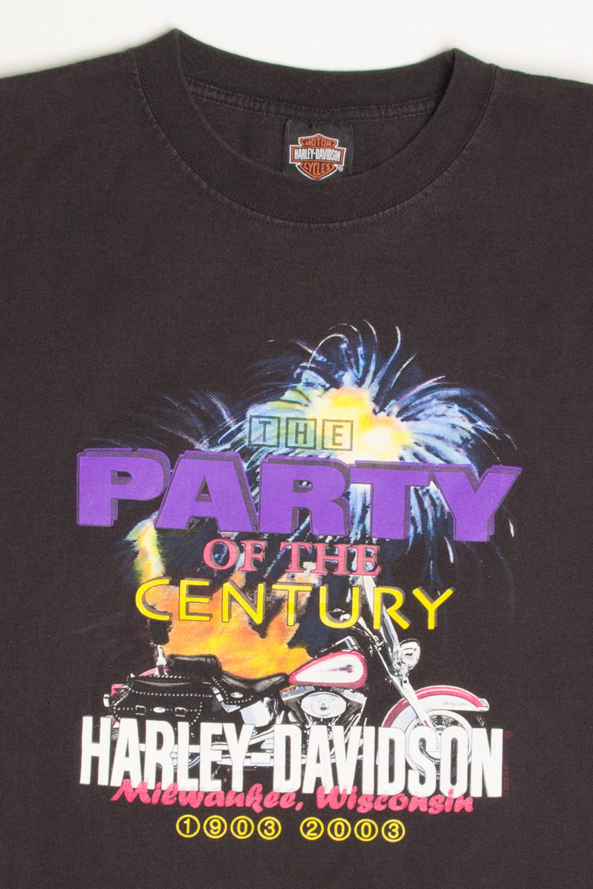 Milwaukee Party of The Century Harley-Davidson T-Shirt (2003)