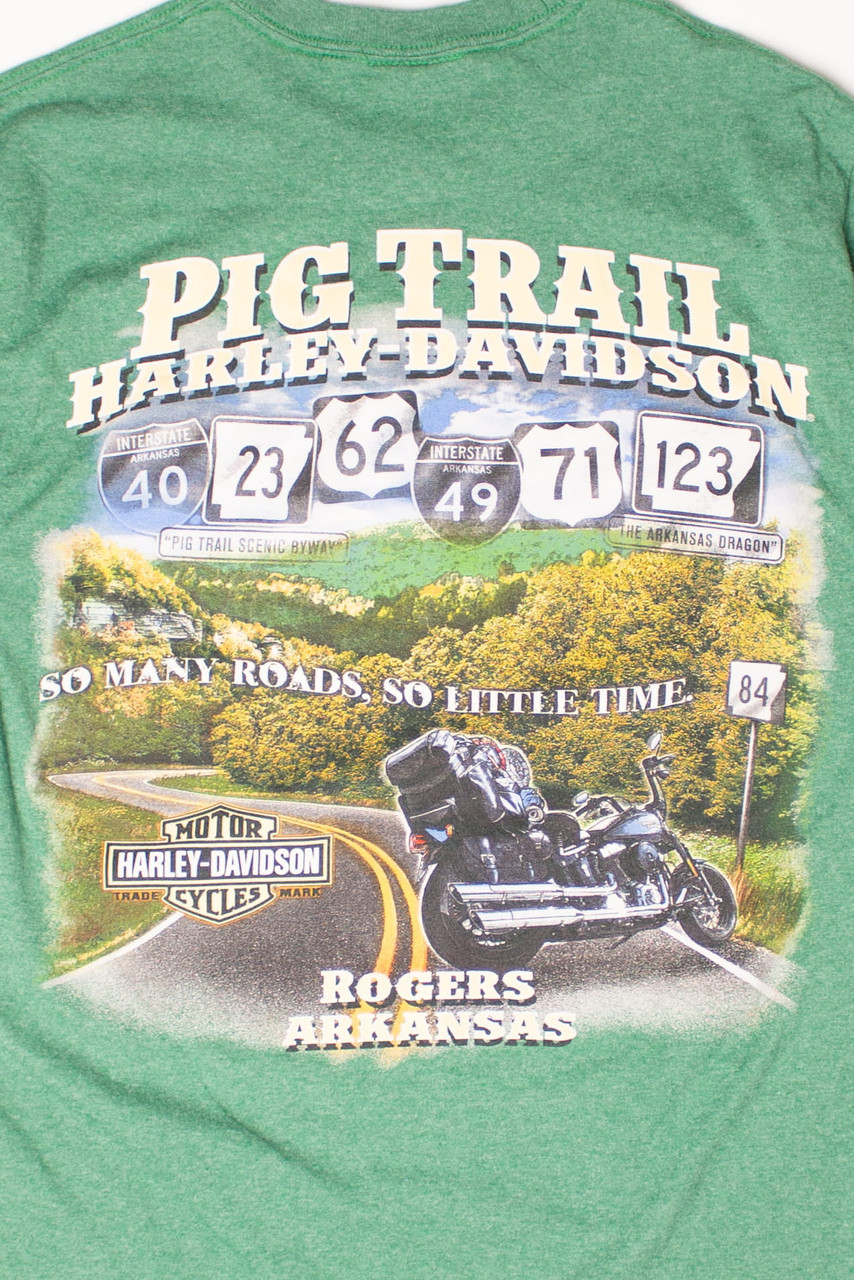 Vintage Pig Trail Harley Davidson T-Shirt - Ragstock.com