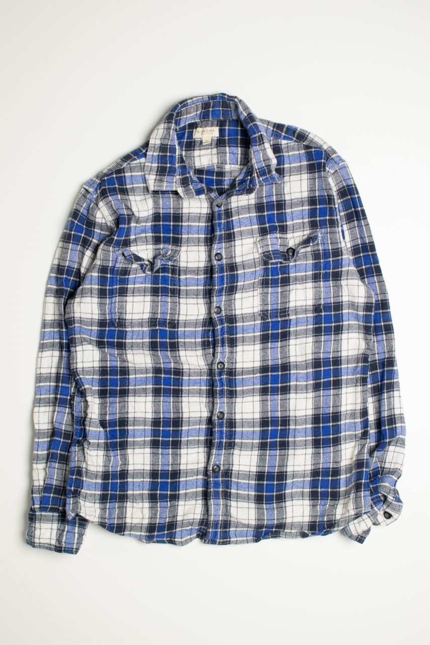 Vintage Sonoma Flannel Shirt 4