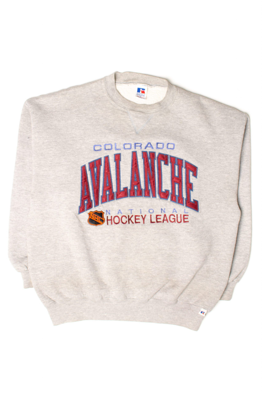 Vintage 90s Colorado Avalanche NHL Hockey Crewneck - Depop