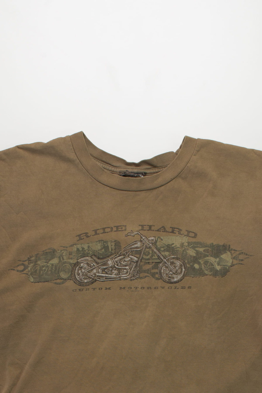 Vintage Harley Davidson Ride Hard T-Shirt