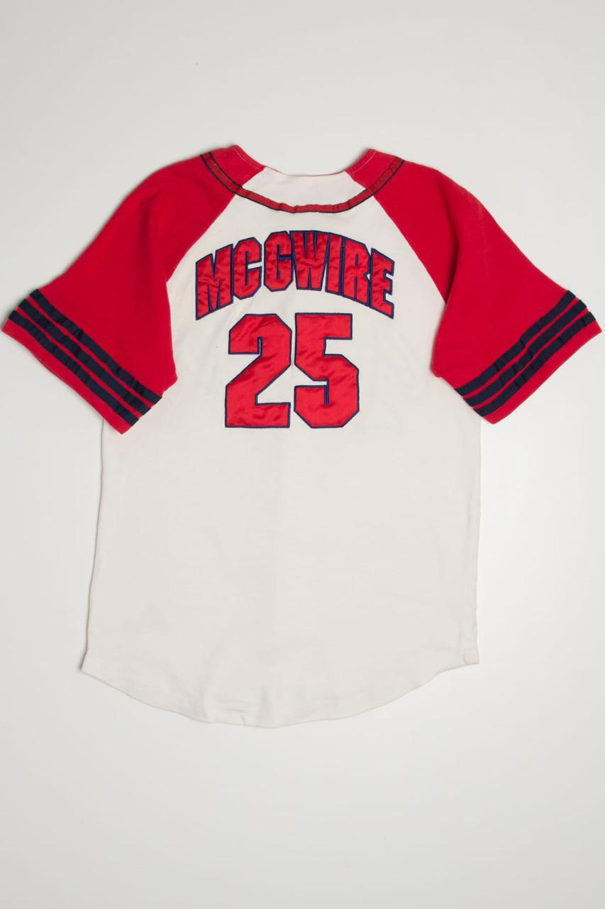 Youth Mark McGwire St. Louis Cardinals Cotton Jersey 