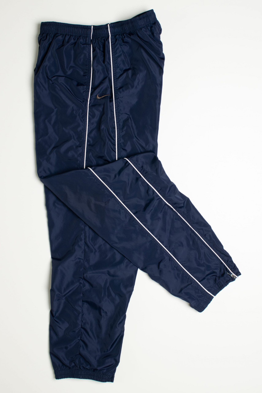 Vintage Nike Track pants Size Large Navy Blue