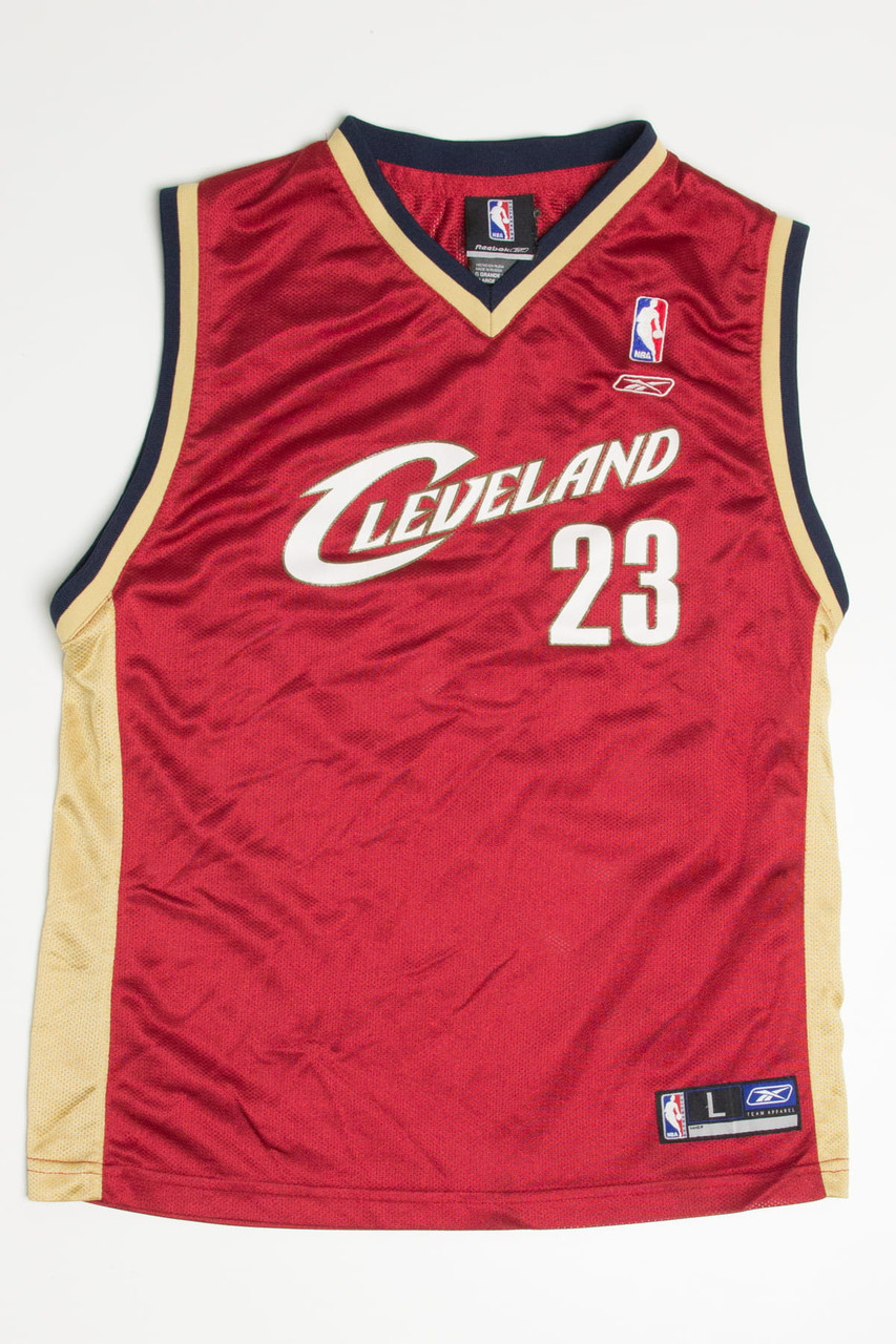 Vintage Nike Cleveland Cavaliers Lebron James Youth Medium NBA Basketball  Jersey