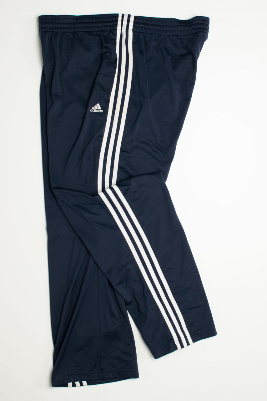 Adidas Original Three Stripe Track Pant With Vintage Logo In Pink