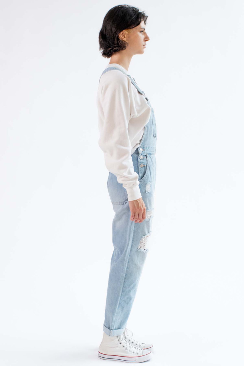 COLLUSION Plus 90s baggy denim overalls in blue | ASOS