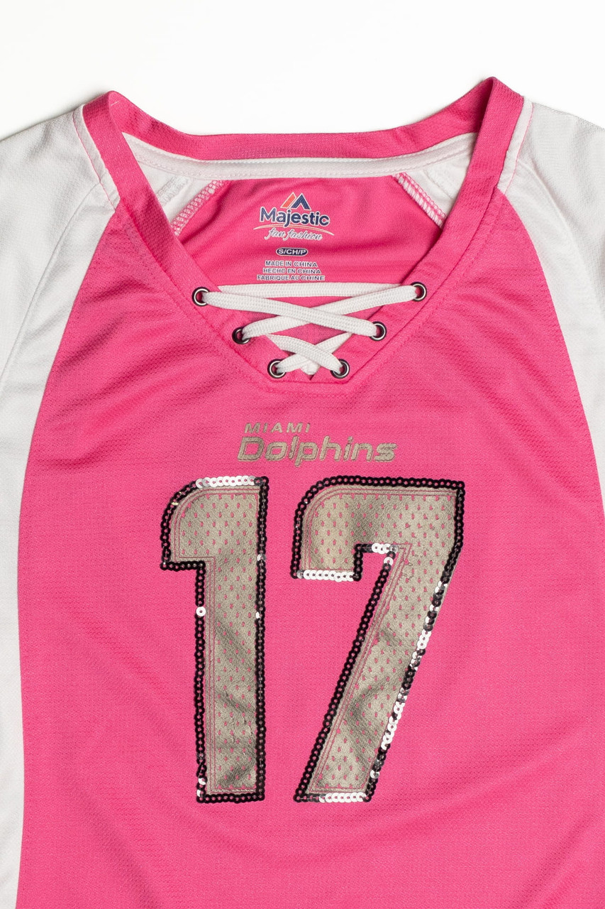 Nike Miami Dolphins No52 Raekwon McMillan Pink Women's Stitched NFL Limited Rush Fashion Jersey
