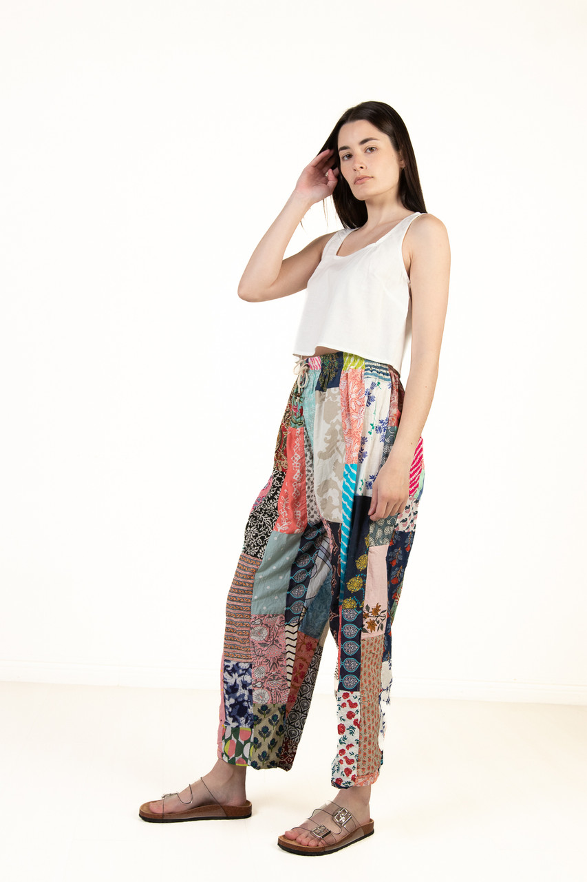 Patchwork Festival Pants - Ragstock.com