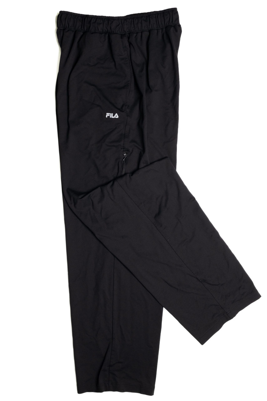 FILA Womens Tracksuit Trousers UK 14 Medium Black Polyester, Vintage &  Second-Hand Clothing Online