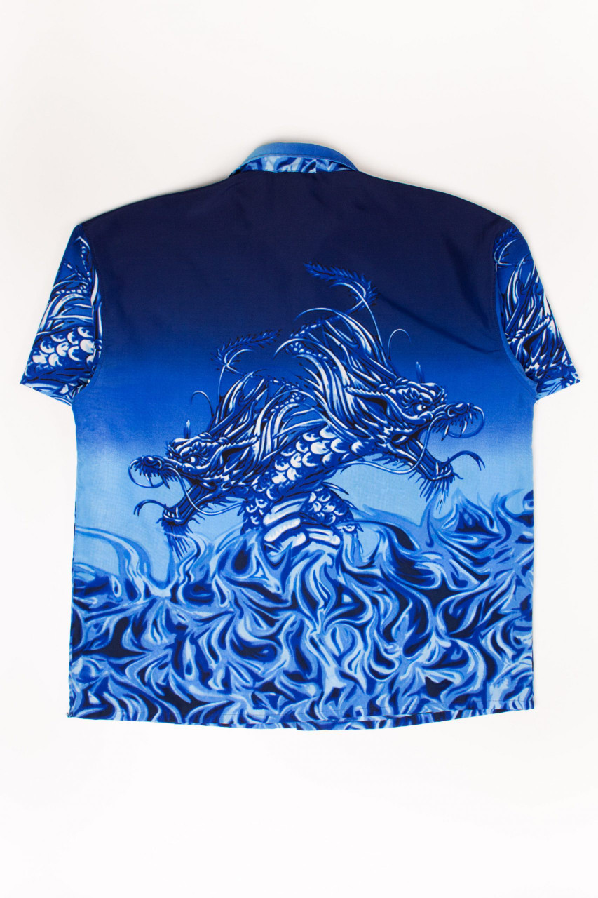 Vintage Blue Dragons Y2K Shirt (2000s) - Ragstock.com