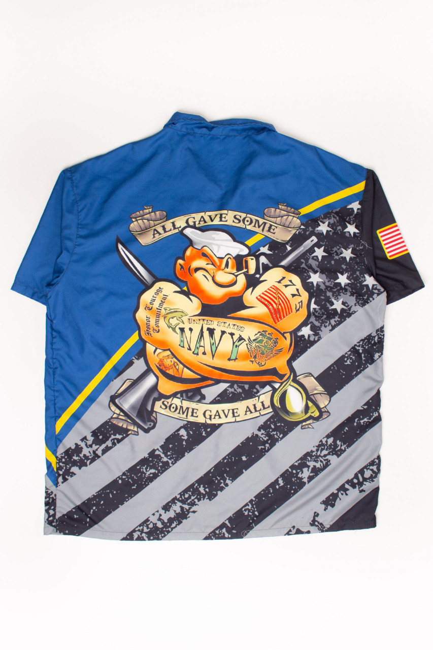 Popeye U.S. Navy Y2K Shirt - Ragstock.com