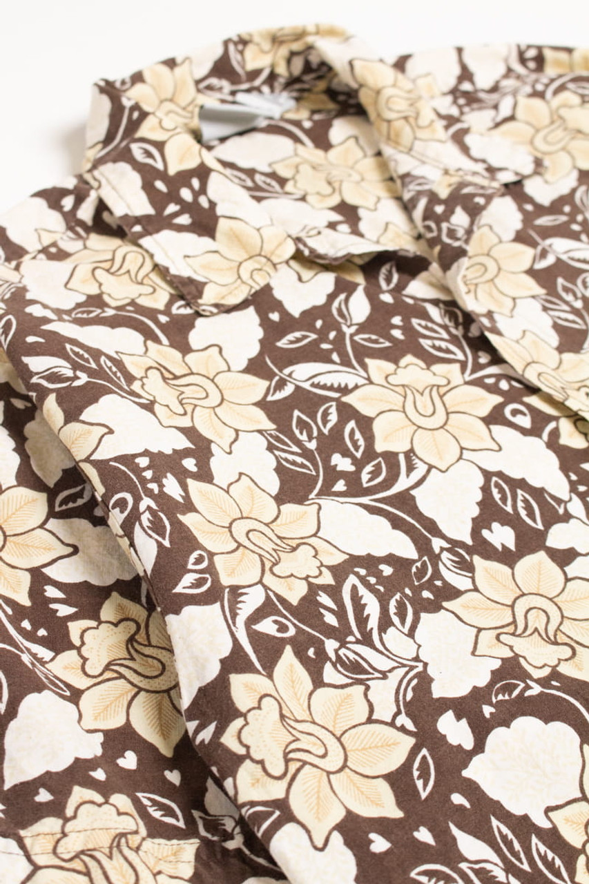 Vintage Hawaiian Shirt - Brown Box