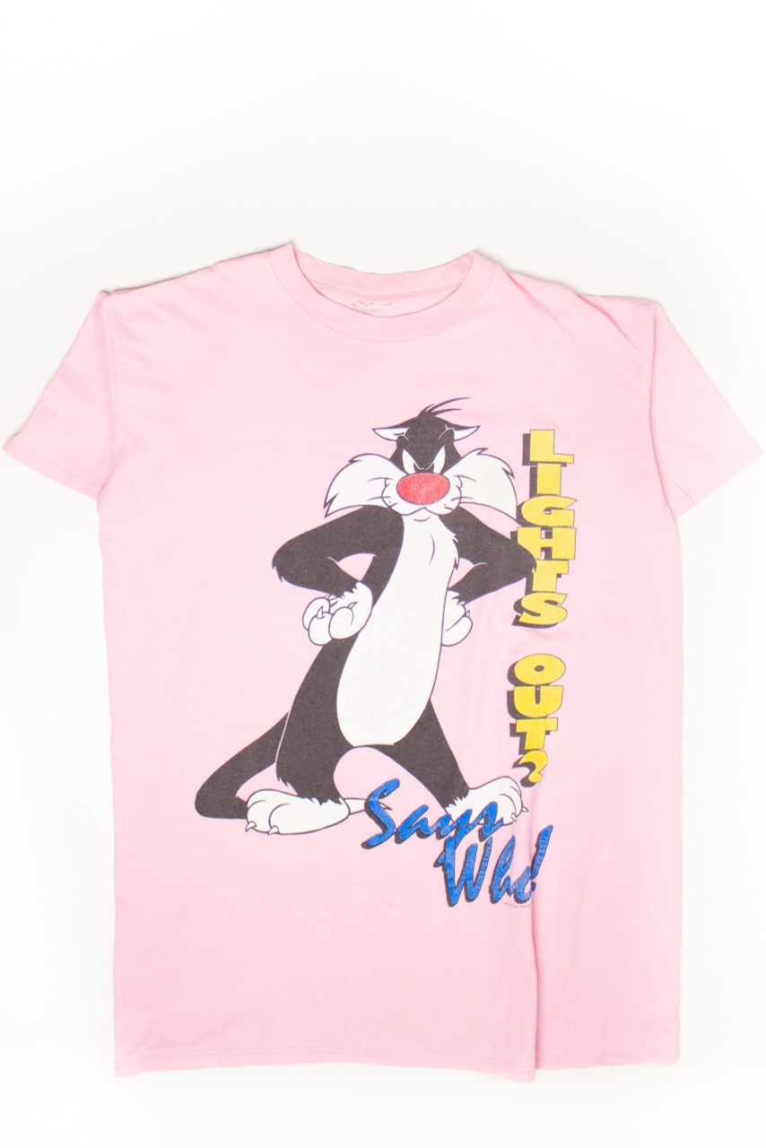 Vintage Looney Sylvester T-Shirt (1990s) Tunes Cat