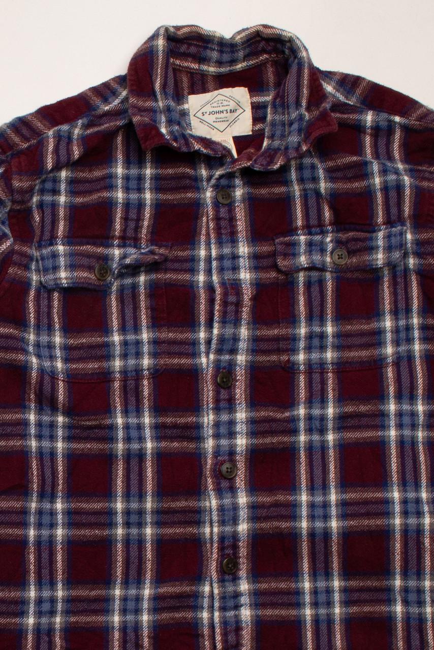 Vintage St. John's Bay Flannel Shirt (2010s) 1 - Ragstock.com