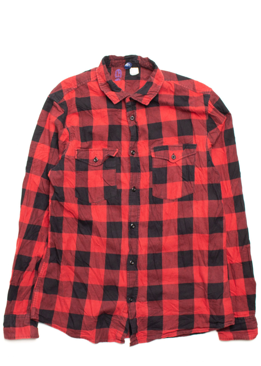 Vintage Divided Flannel Shirt (2010s) - Ragstock.com