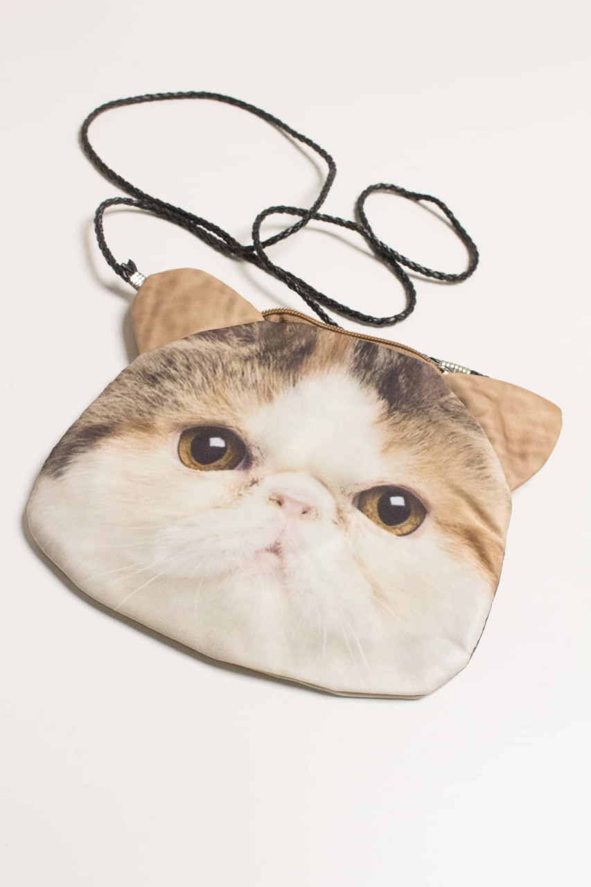 Funny Cat Small Shoulder Bag/Coin Purse | Street Stylers