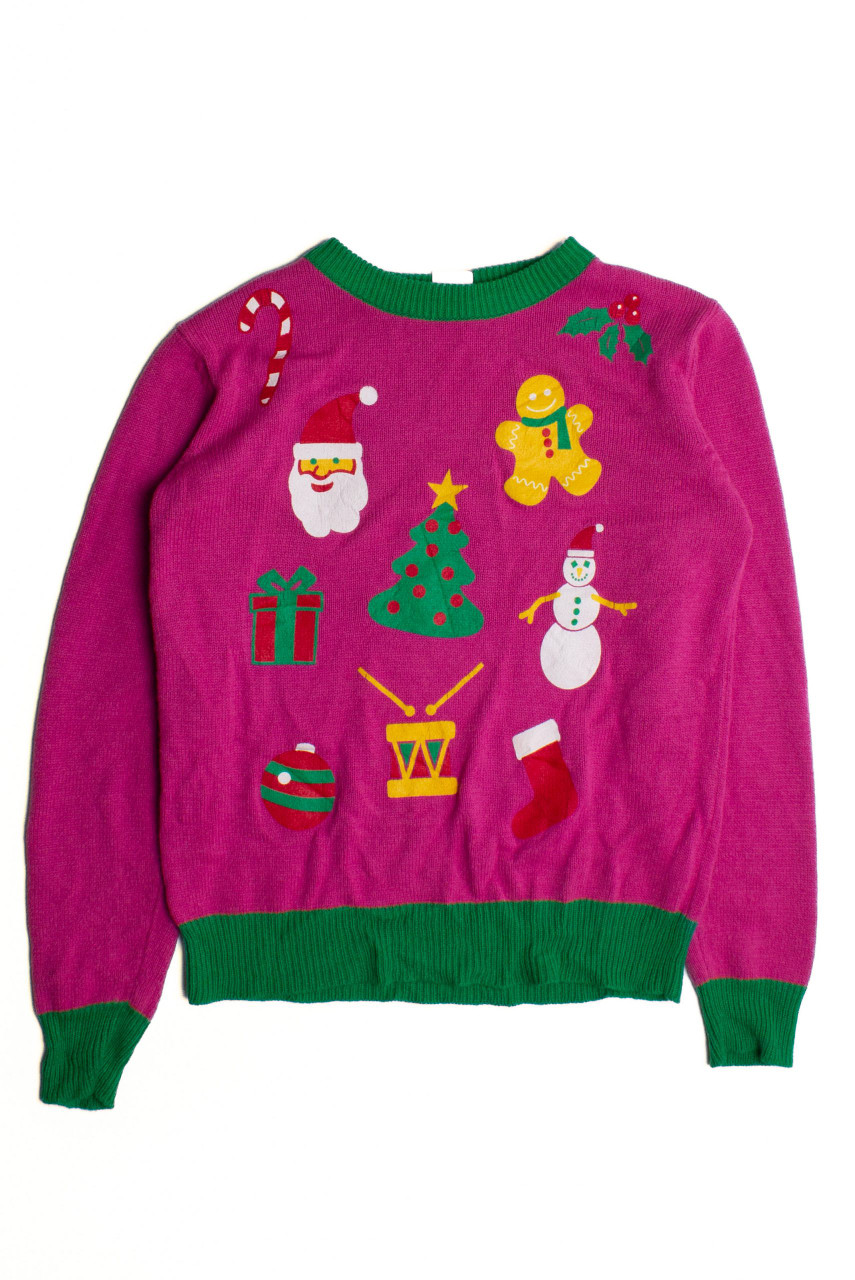 Thomas Pink Logo Personalized Ugly Christmas Sweater - EmonShop