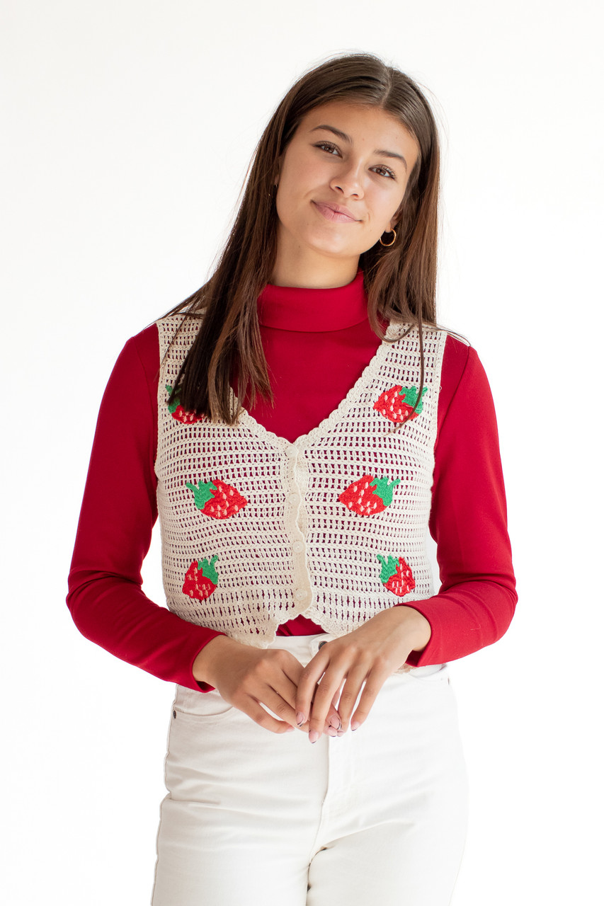 Strawberry Crochet Top Pattern