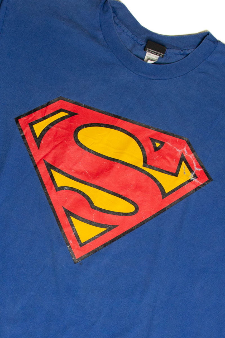 hit Politisk Rusten Vintage Superman T-Shirt (1996) - Ragstock.com