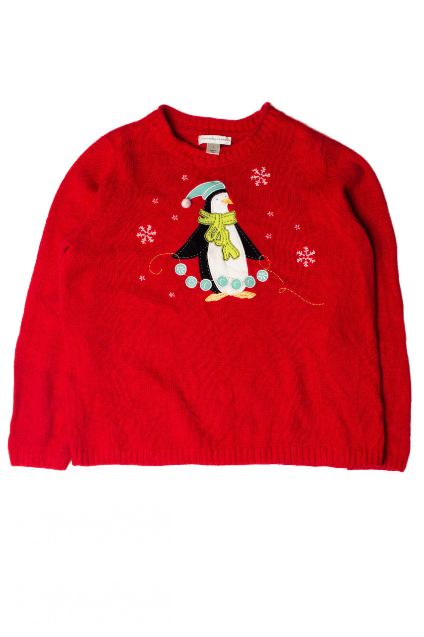 Proud Penguin Craft Ugly Christmas Pullover 59409