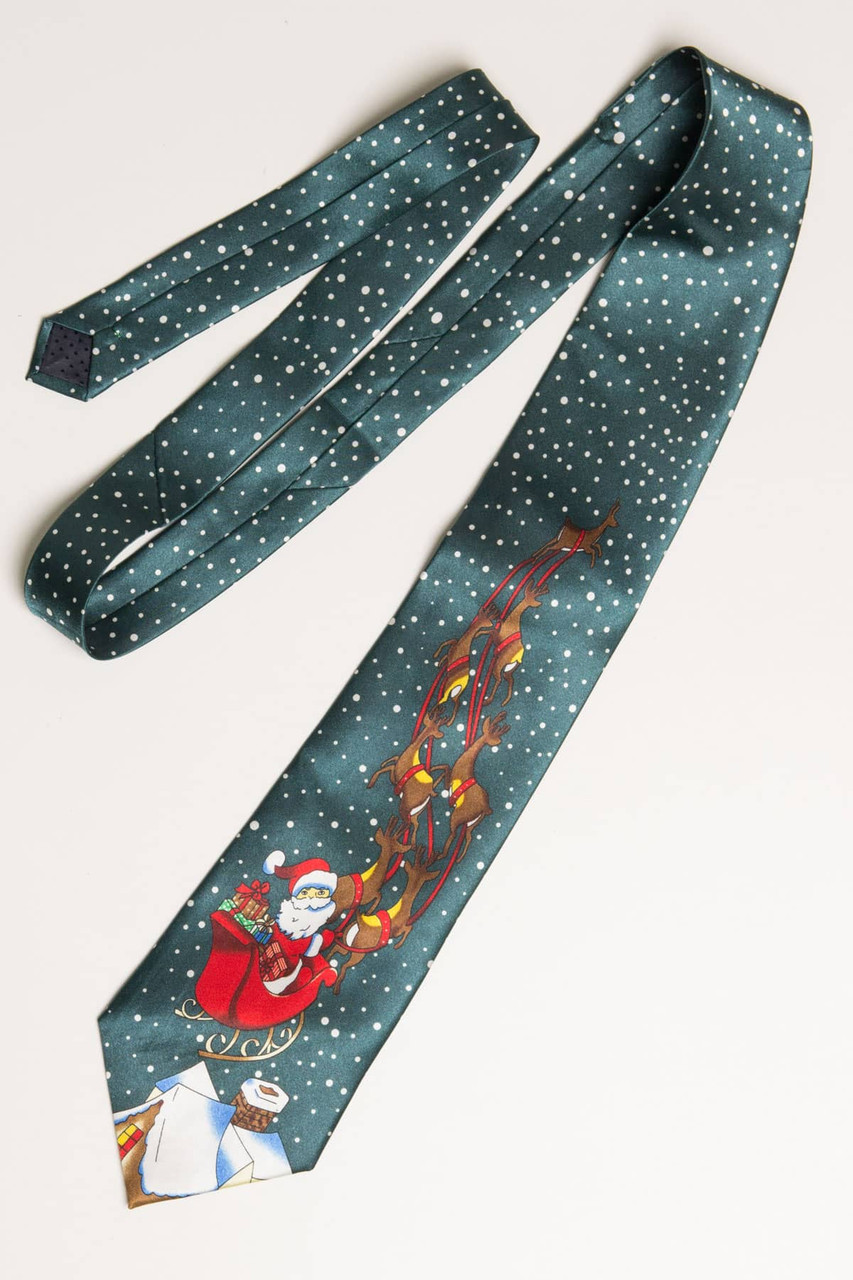 Santa Reindeer Tie