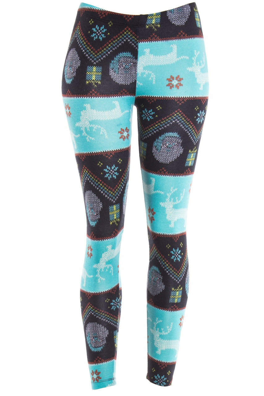 Womens Colorful Music Notes Leggings – Foxy Brands