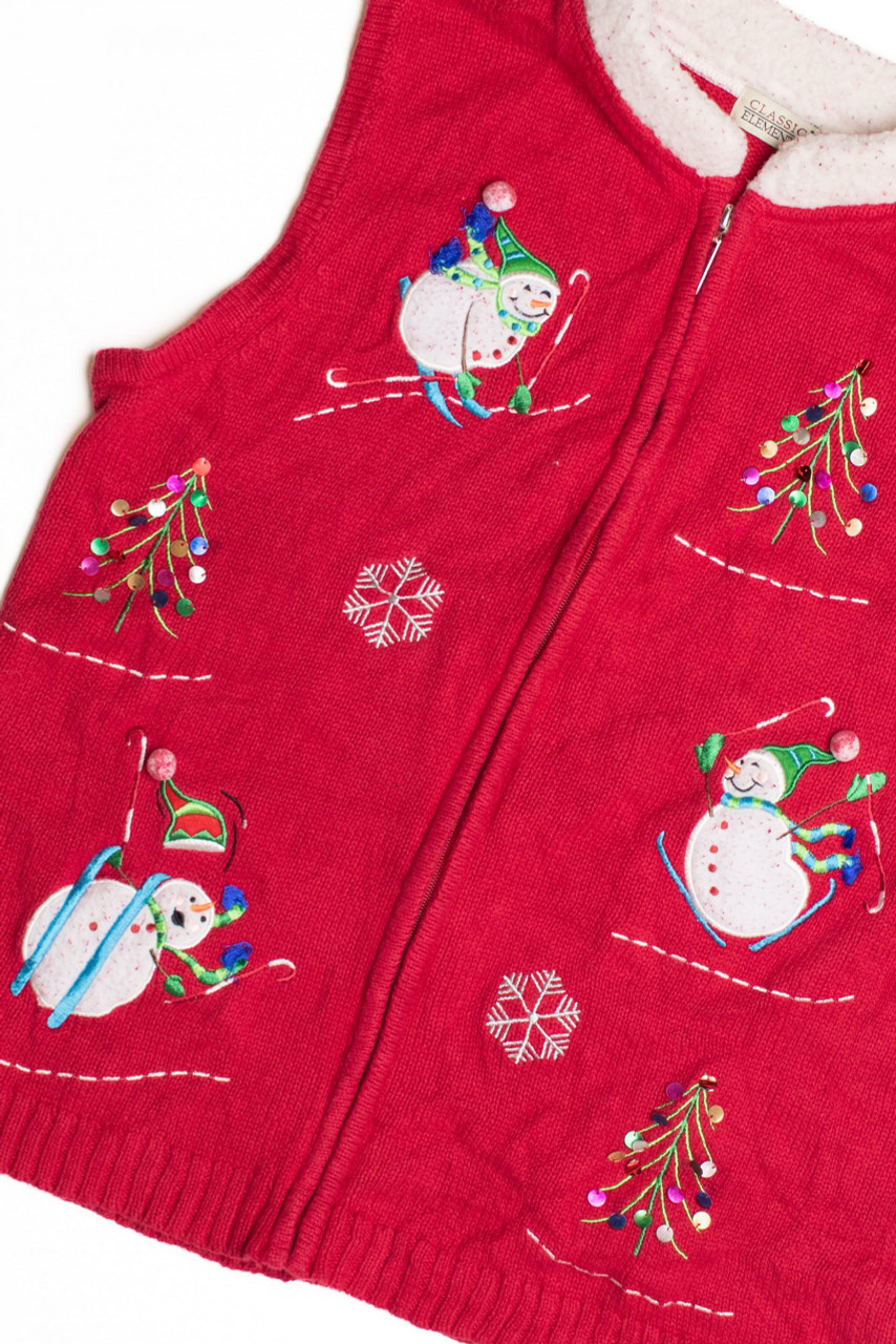 Red Ugly Christmas Vest 61246