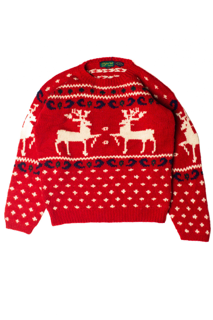 Dancing Reindeer Ugly Christmas Pullover 59426