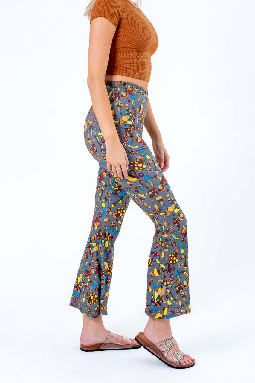 MUSHROOM PANTS UNISEX, Mushroom Hippie Eco-Friendly Pants, Hippie Boho –  Shop Bouboulina