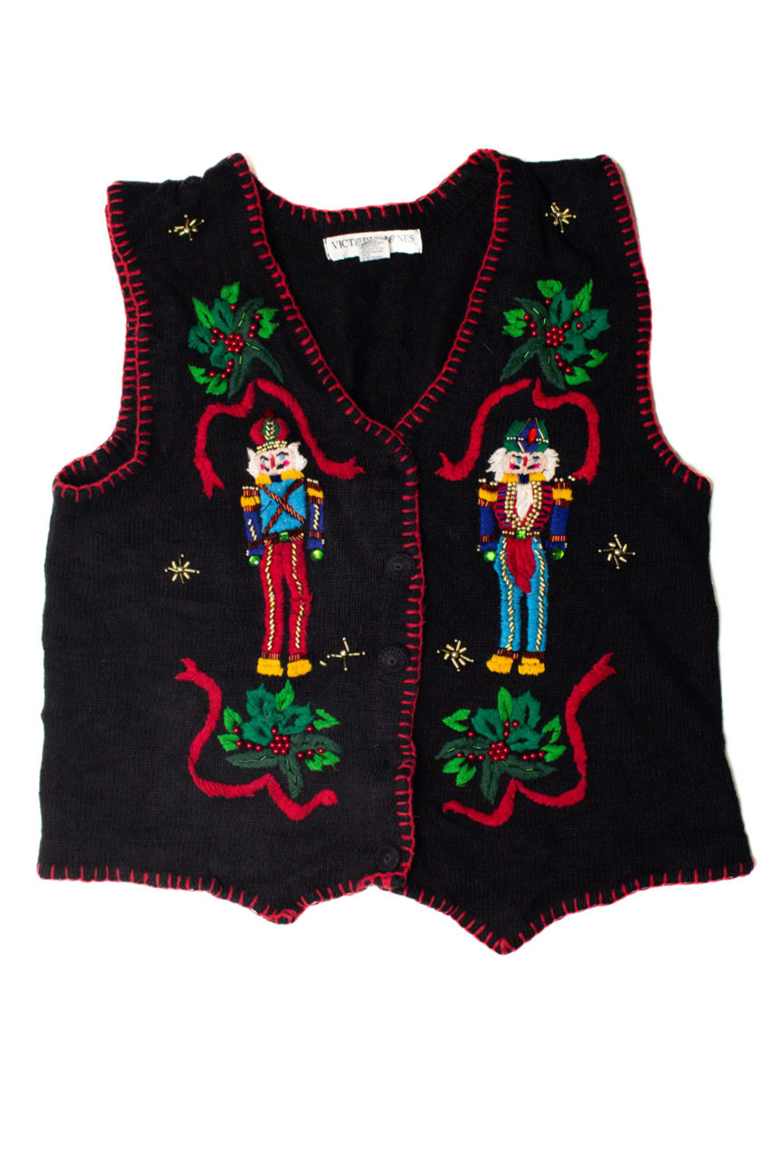Black Ugly Christmas Vest 59512