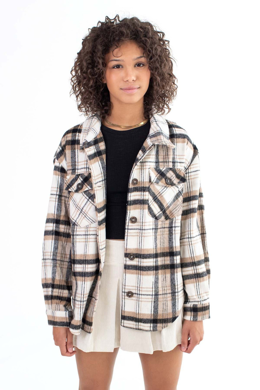 womens flannel jacket