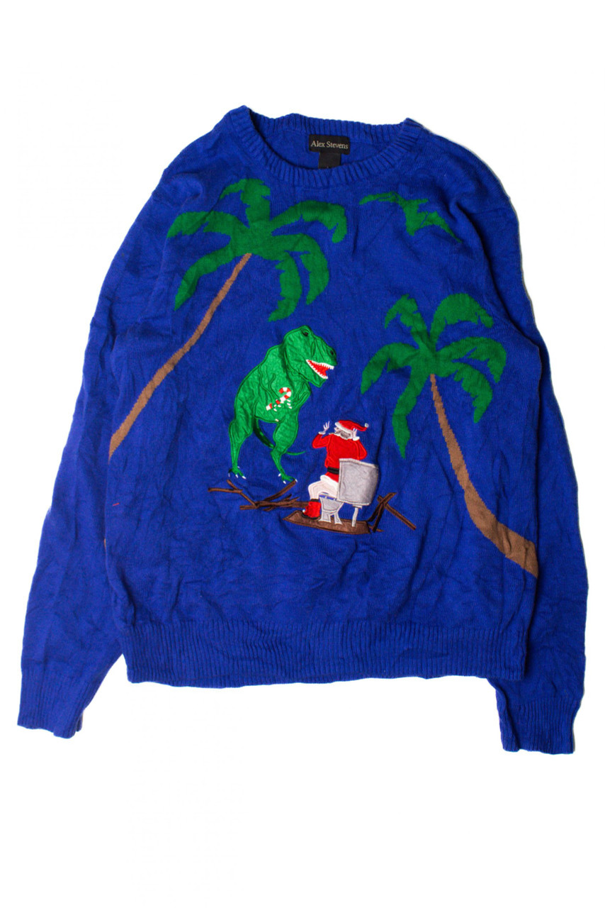 Dino Attack! Ugly Christmas Pullover 59465