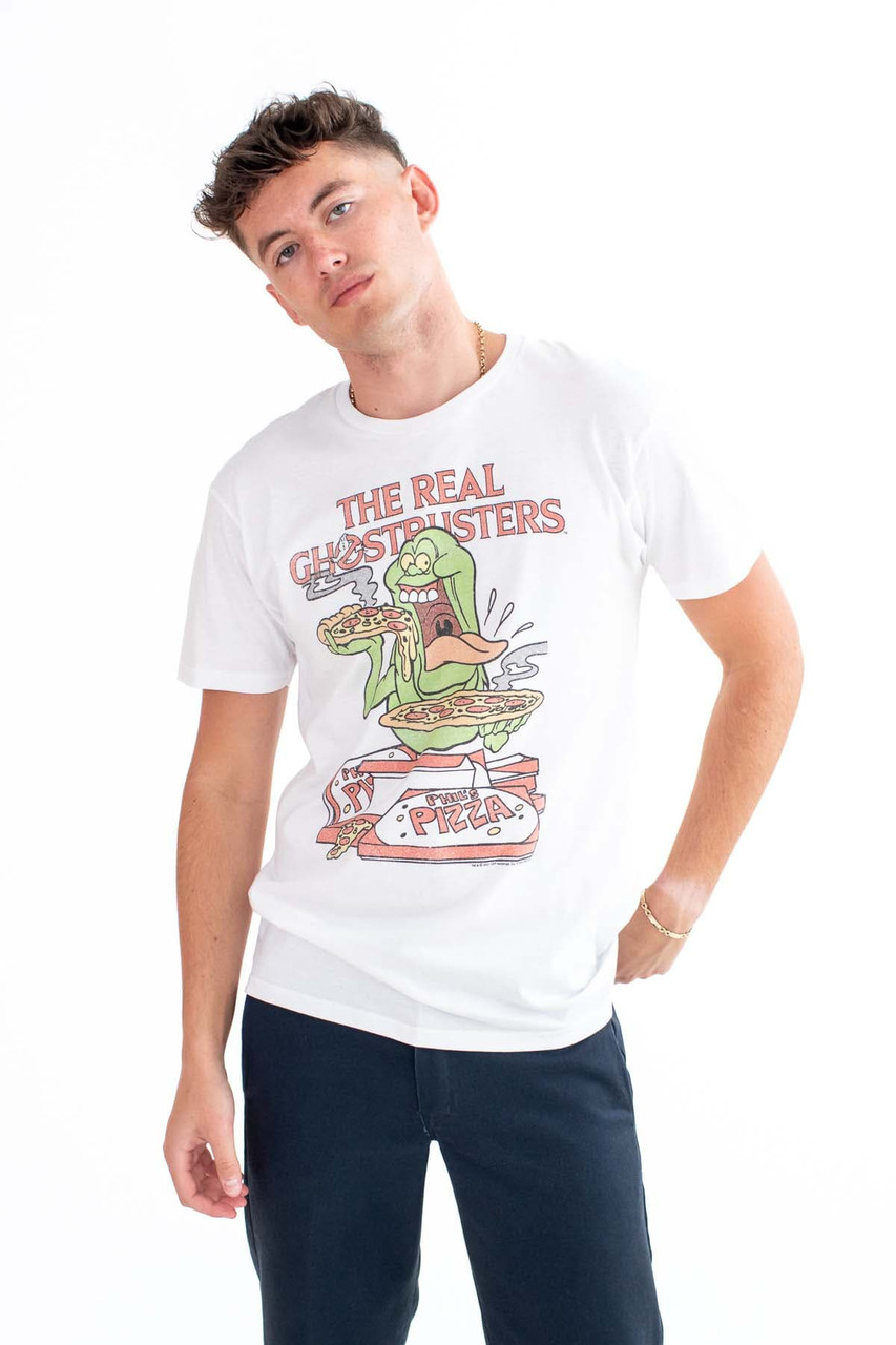 Ghostbusters Slimer Pizza Tee