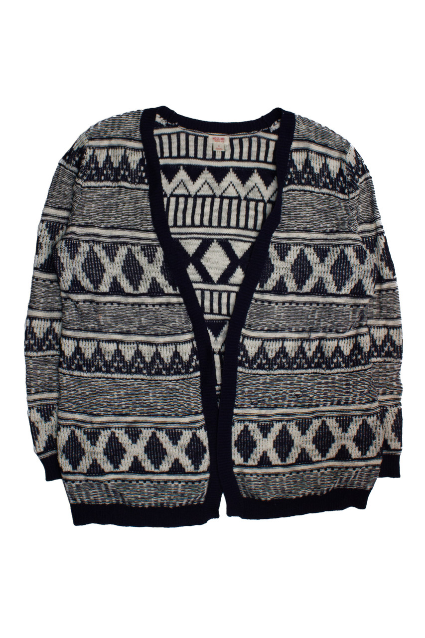 Vintage Mossimo Fair Isle Cardigan Sweater (2000s) - Ragstock.com
