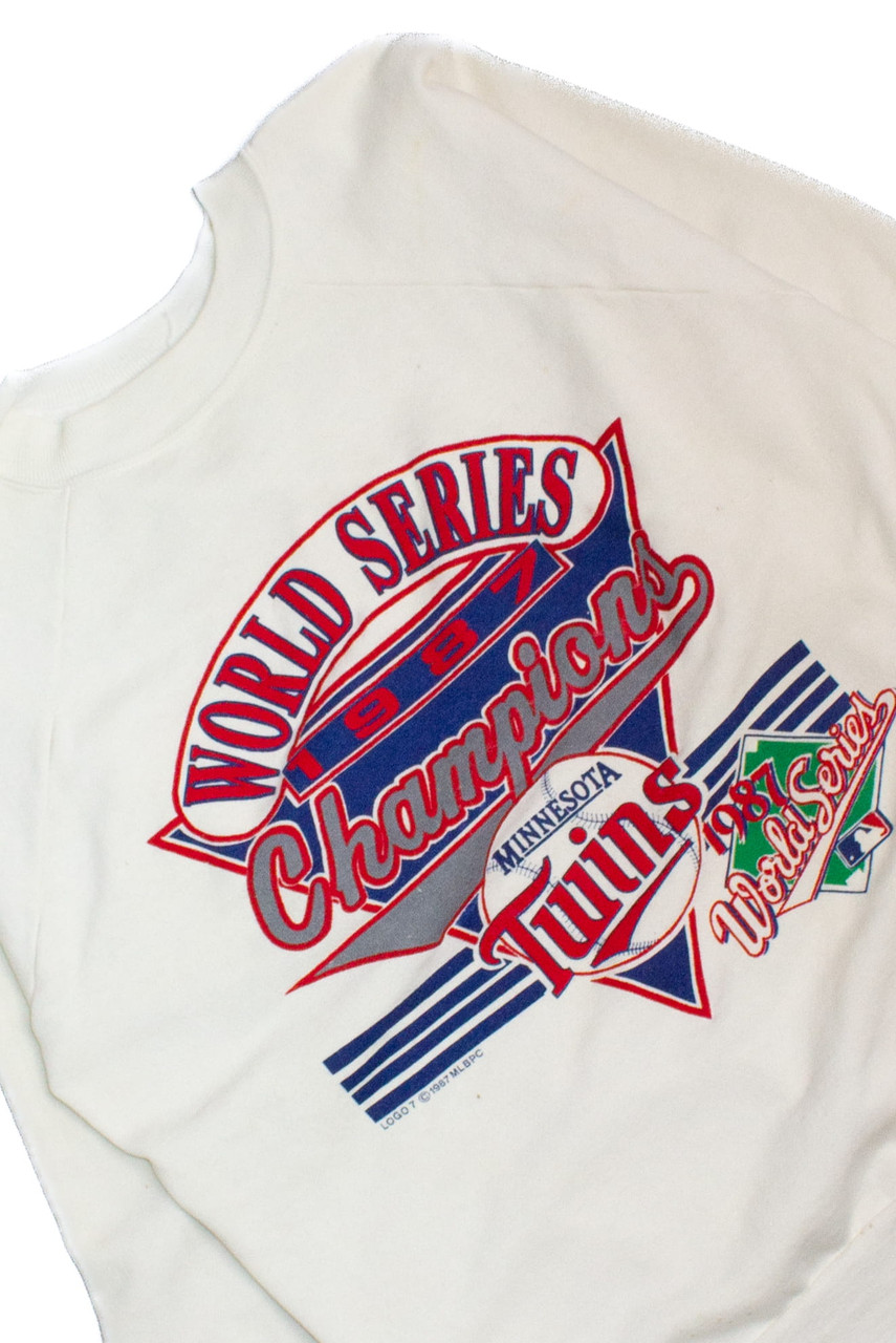 Vintage Minnesota Twins 1987 World Series Sweatshirt Size Small –  Yesterday's Attic