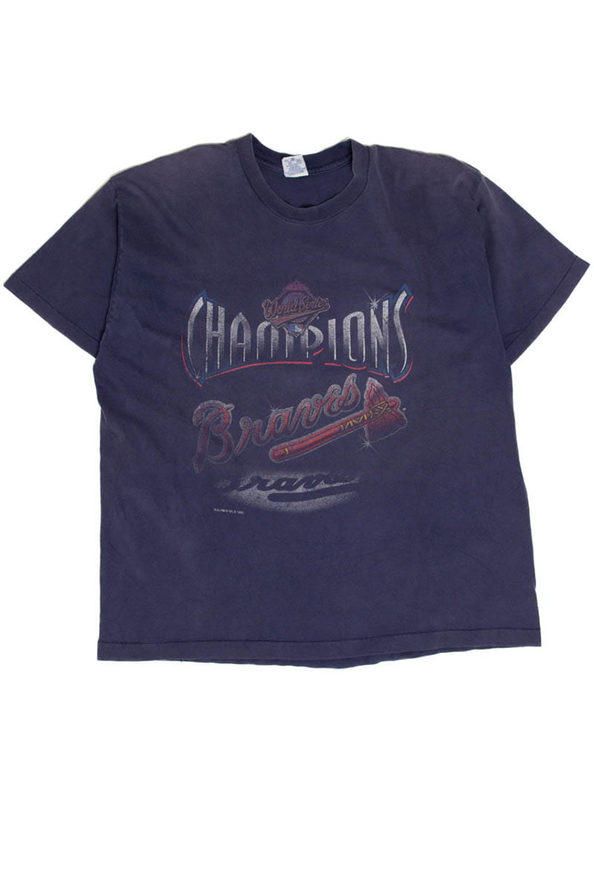 VGT Starter Atlanta Braves VS Cleveland Indians 1995 World Series T-shirt  Large