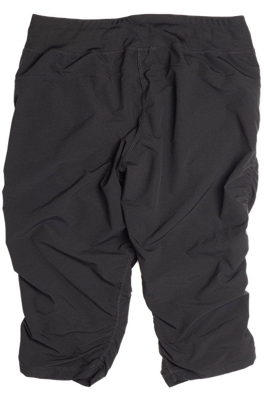 Black Capri Track Pants
