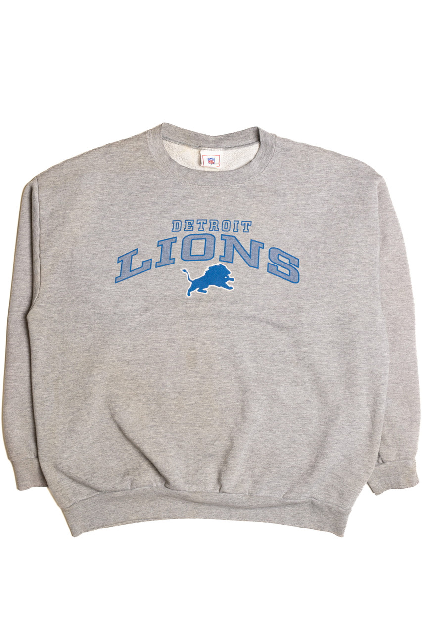 Detroit Lions 47 Brand Women's Gray Crew Upstage Kennedy Pullover  Sweatshirt - Detroit Game Gear