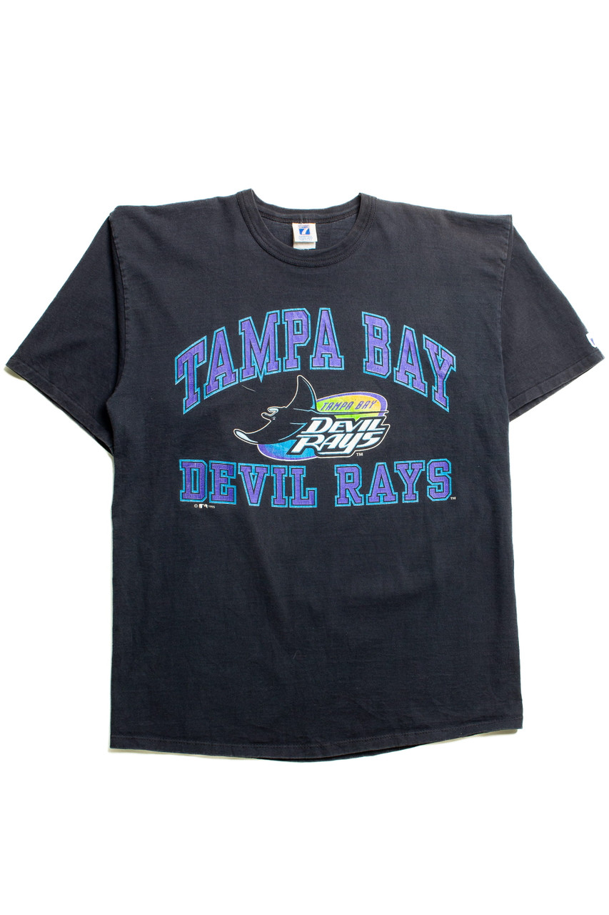 Vintage 90s 1995 Tampa Bay Devil Rays MLB T-Shirt Nutmeg Men's XL Made in  USA