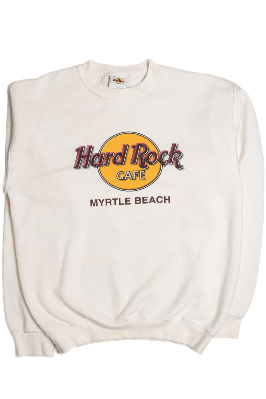 Moedig aan Haarzelf Afdrukken Hard Rock Cafe Sweatshirt 9043 - Ragstock.com