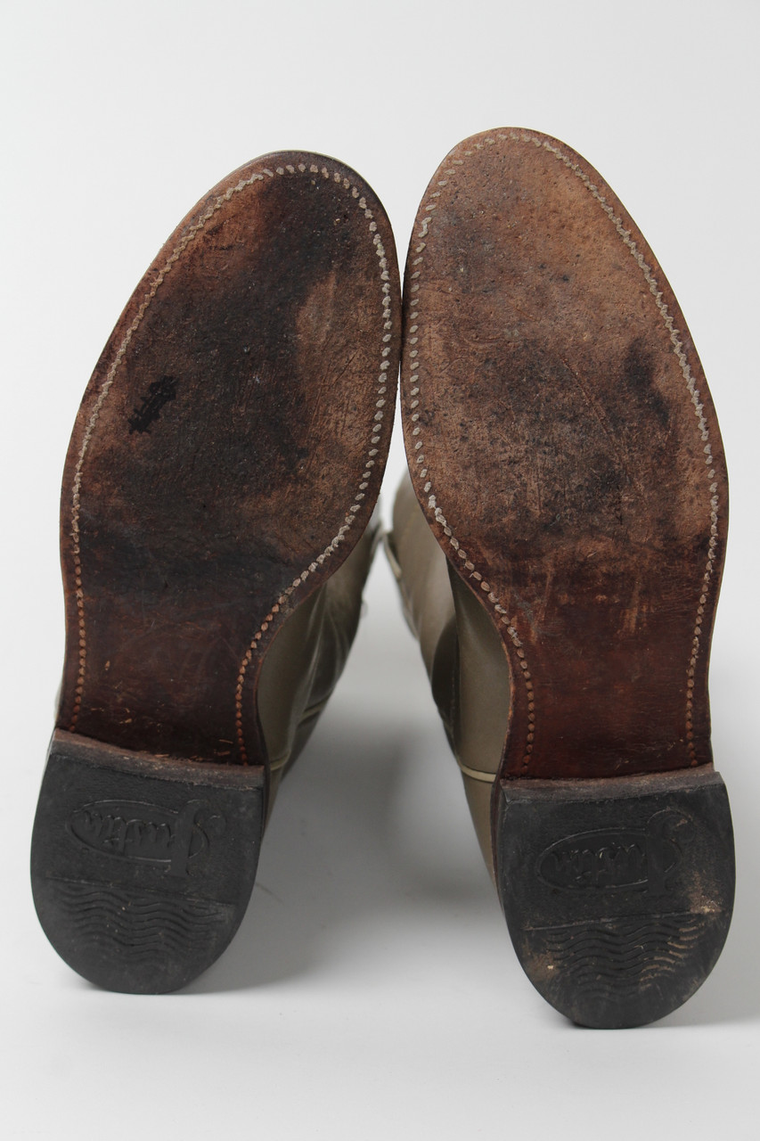 Gray Justin Cowboy Boots (Sz. 5.5 A) 1273 - Ragstock.com
