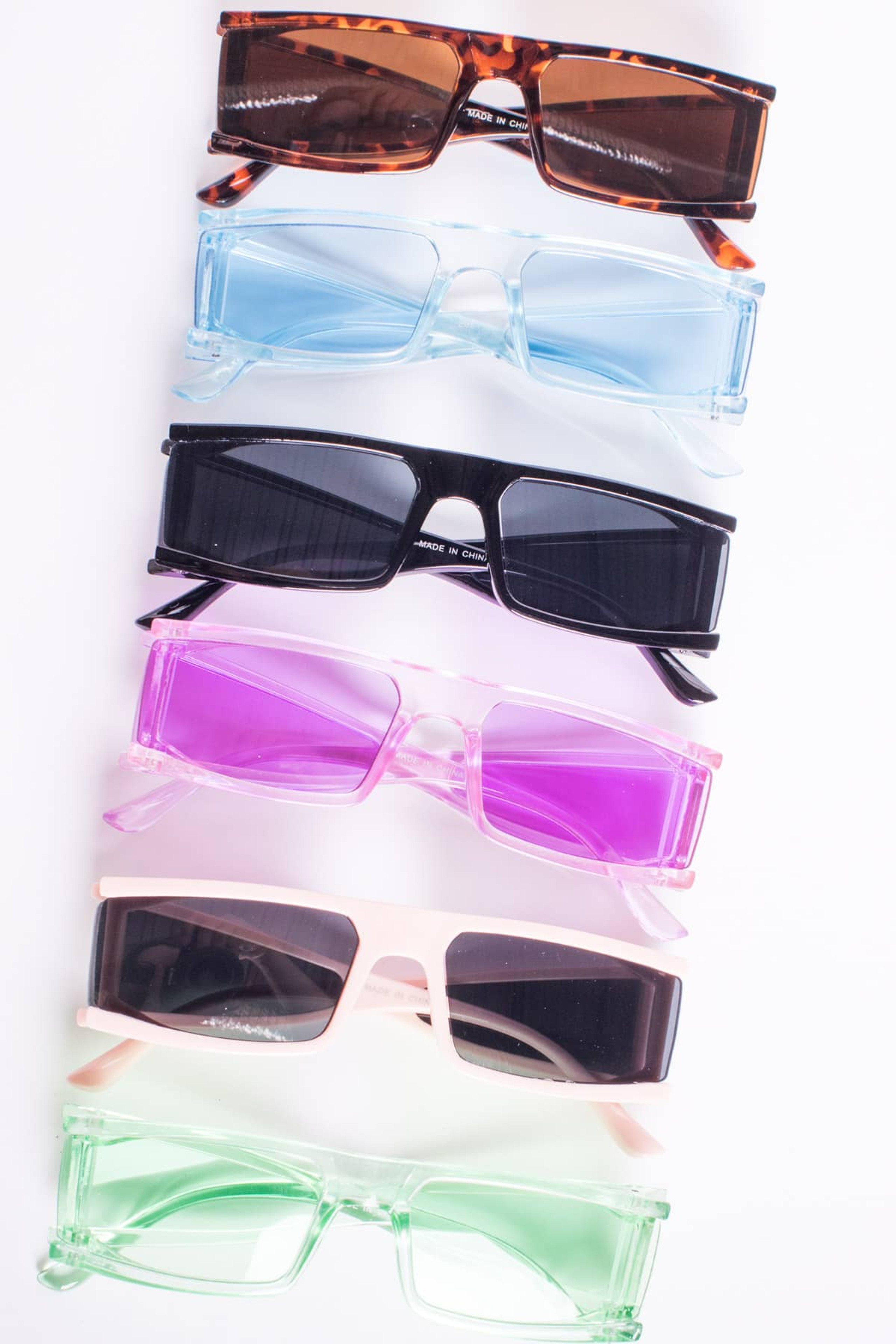 Mod Rounded Rectangle Sunglasses