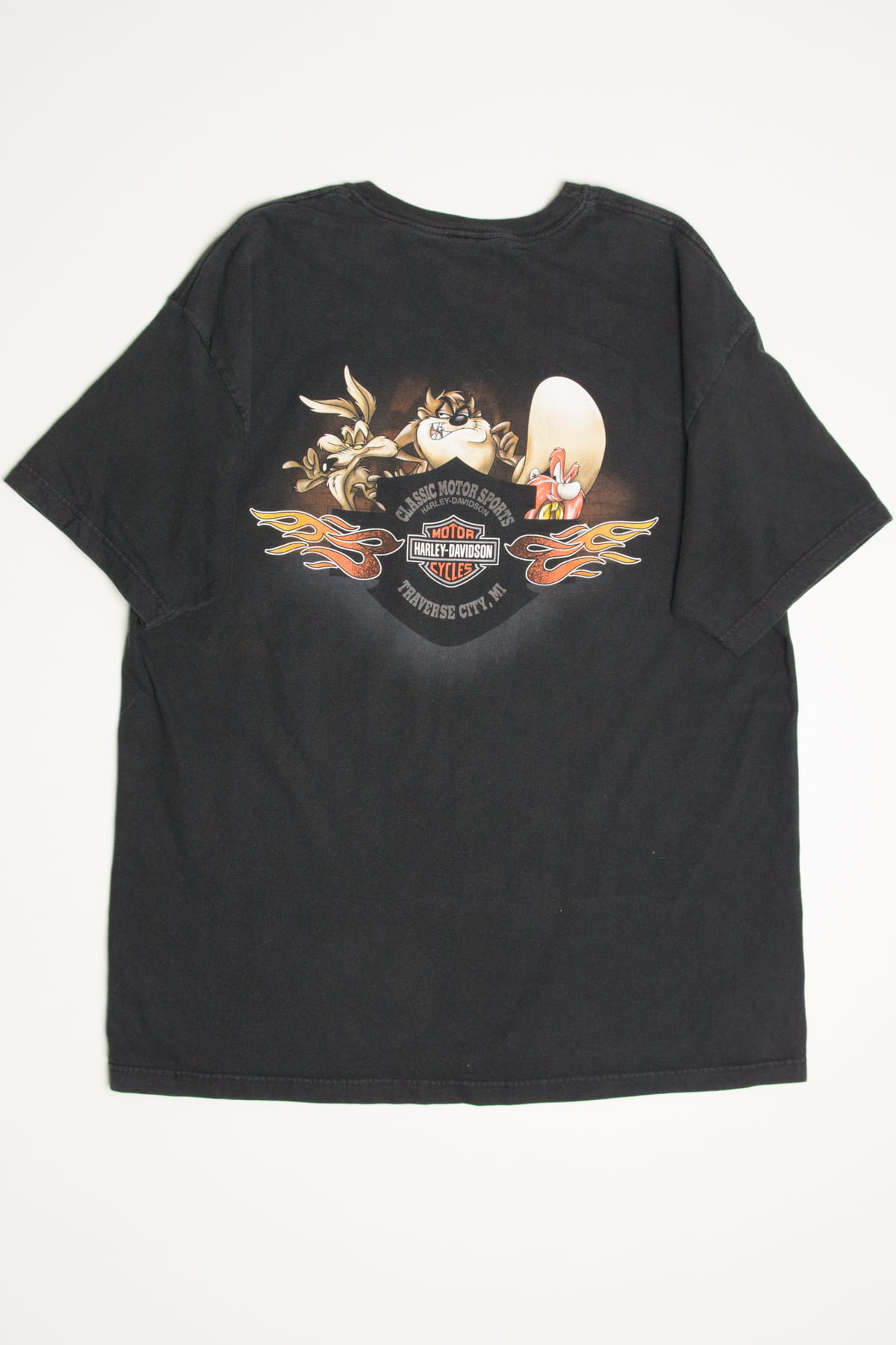 Traverse City Looney Tunes Harley-Davidson T-Shirt - Ragstock.com