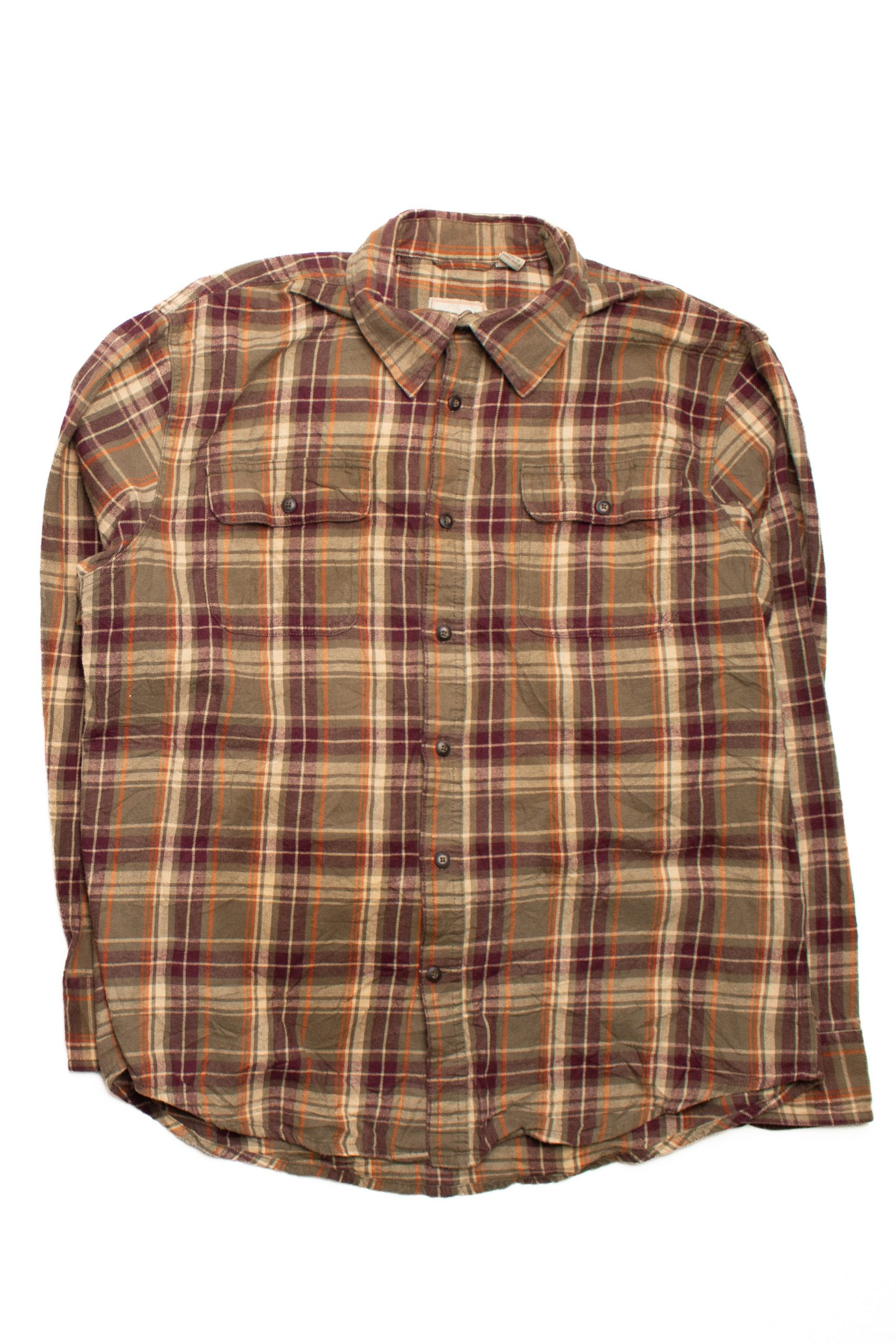 Vintage GH Bass Earth Flannel Shirt (1990s) - Ragstock.com